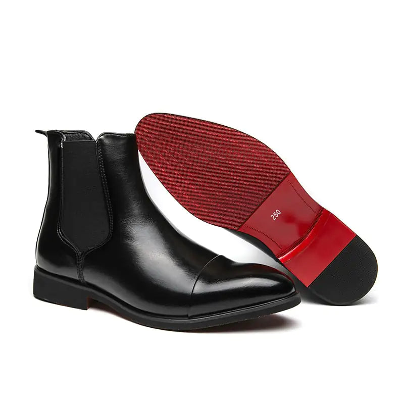 Red Bottom Chelsea Boots For Men - Authentifactor