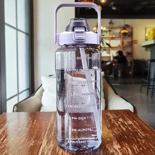 Portable Water Bottle Cup With Straw to Keep Hydrated - Authentifactor