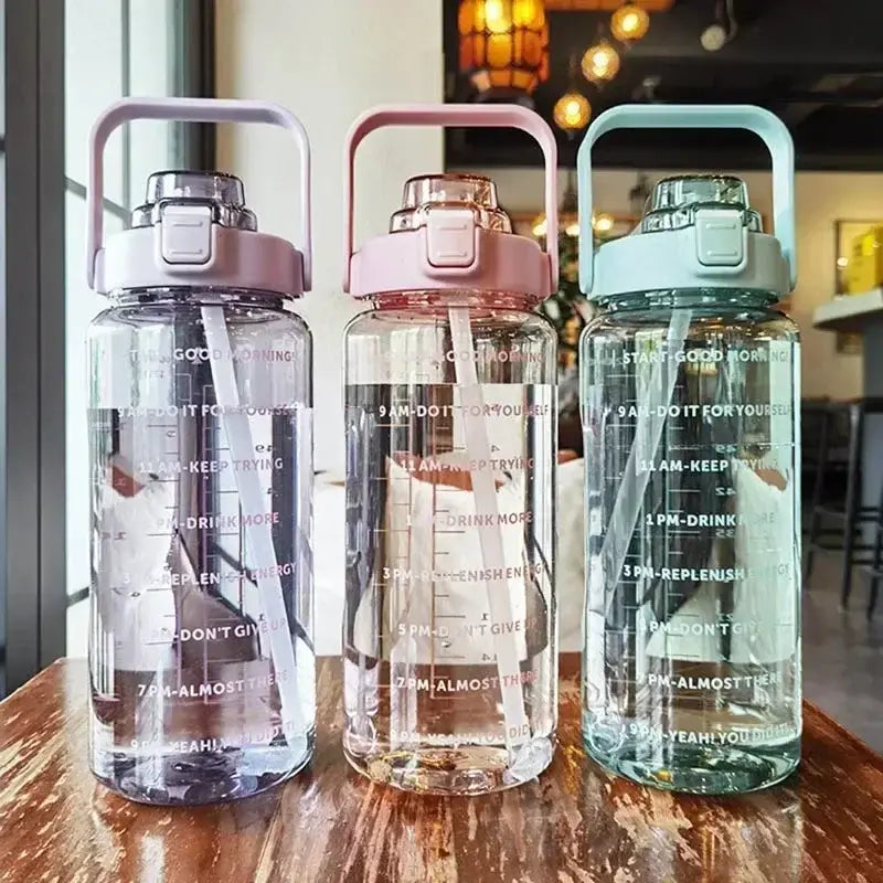 Portable Water Bottle Cup With Straw to Keep Hydrated - Authentifactor