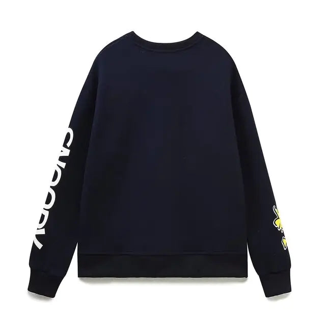 Women Fashion Printing Basic Sweatshirts - Authentifactor