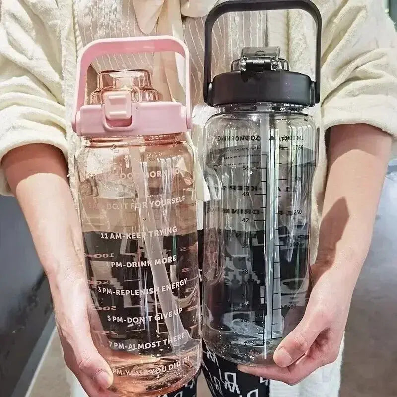Portable Water Bottle Cup With Straw to Keep Hydrated - Authentifactor