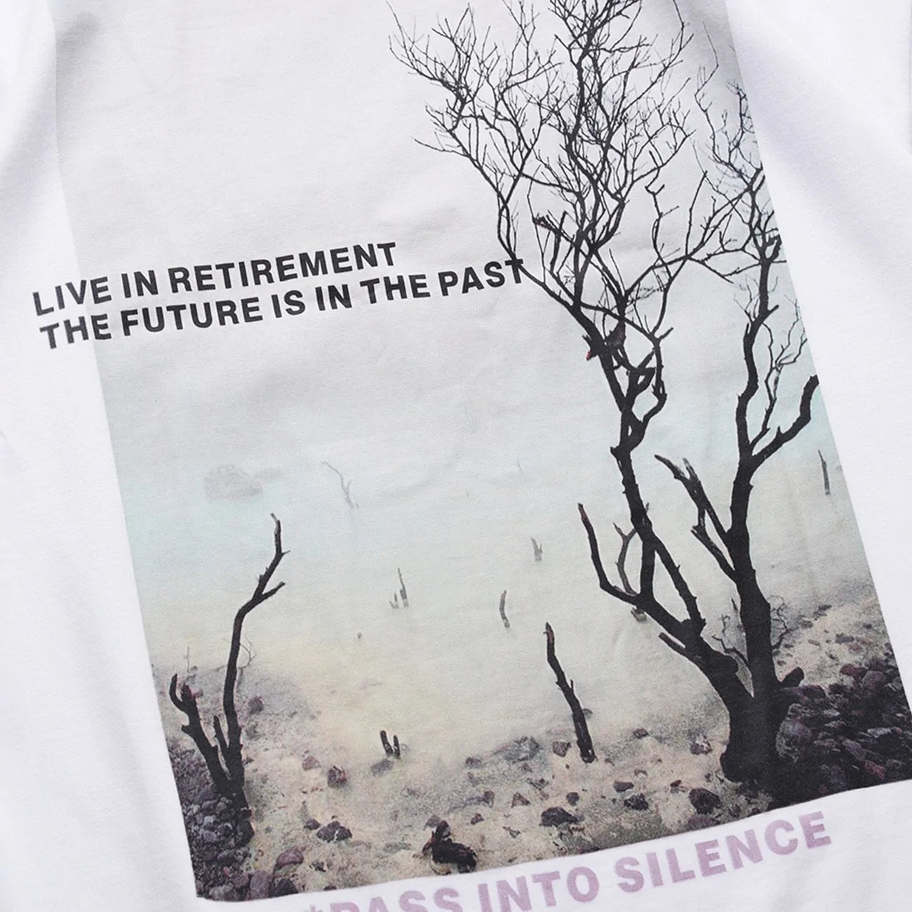 Men's Tree Letter Print T-Shirt - Authentifactor