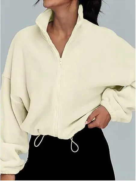 Women's Polar Fleece Zip-Up Jacket - Authentifactor