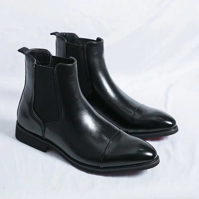 Red Bottom Chelsea Boots For Men - Authentifactor
