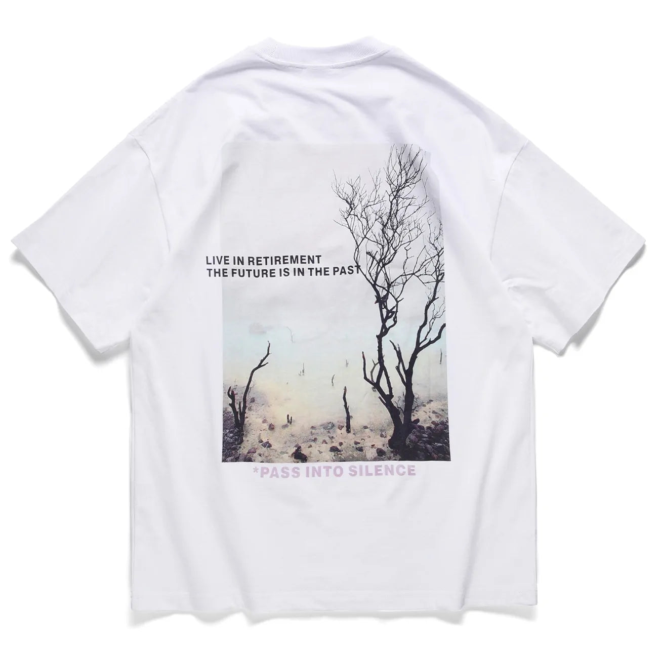 Men's Tree Letter Print T-Shirt - Authentifactor