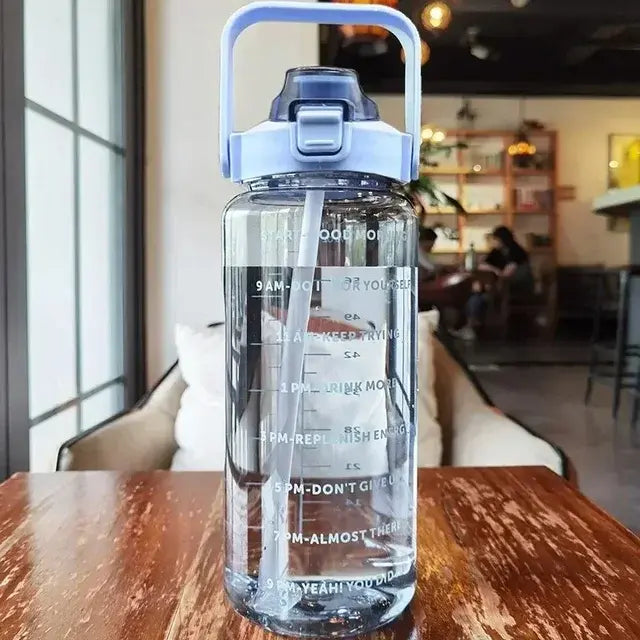 Portable Water Bottle Cup With Straw to Keep Hydrated - Authentifactor