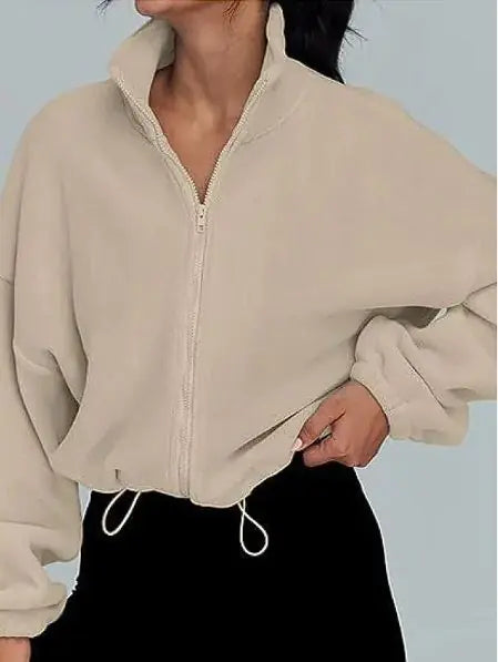Women's Polar Fleece Zip-Up Jacket - Authentifactor