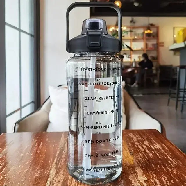 Portable Water Bottle Cup With Straw to Keep Hydrated - Authentifactor