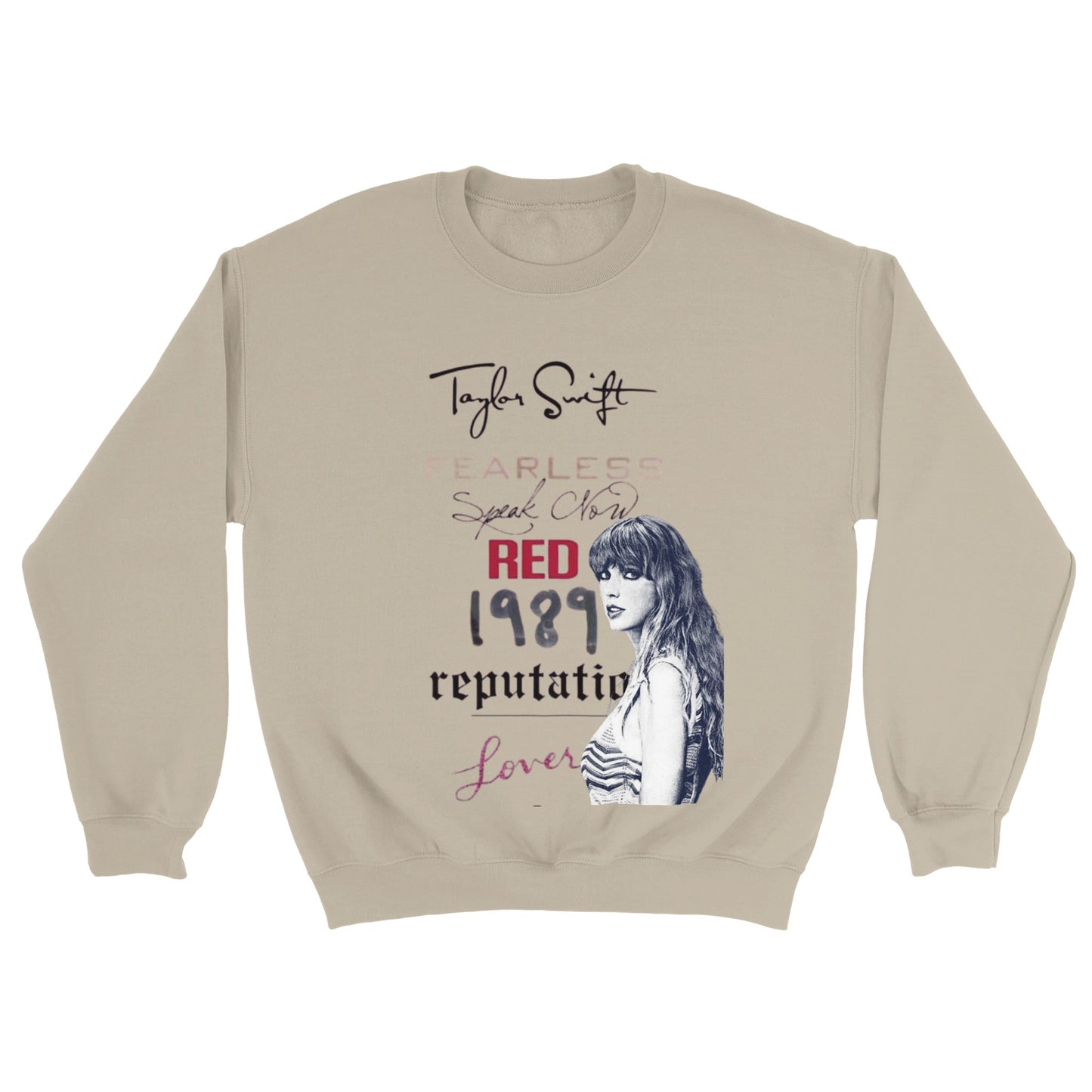 The Lost Era Tailor Swift Classic Concealed Back Crewneck Sweatshirt - Authentifactor