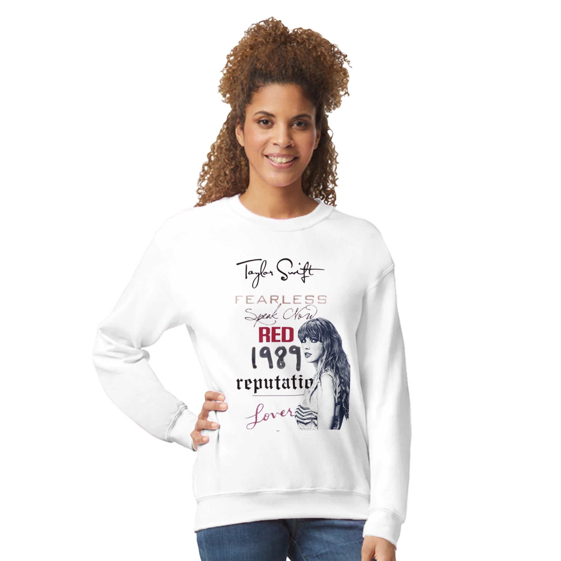 The Lost Era Tailor Swift Classic Concealed Back Crewneck Sweatshirt - Authentifactor