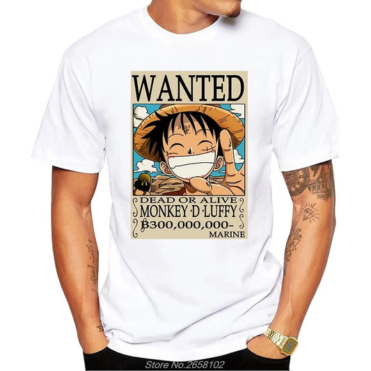 One Piece Luffy Wanted T-Shirt - Authentifactor